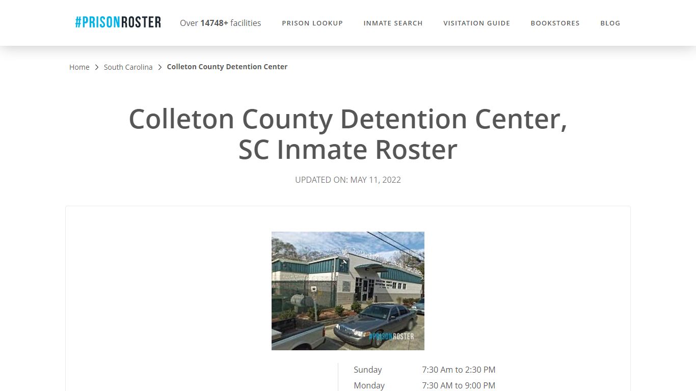 Colleton County Detention Center, SC Inmate Roster